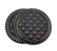 Handmade Bottom for Knitted Bags Round Bottom for Knitting Bag PU Leather Women Bags Base Handmade DIY Accessories Crochet Handbag Replacement(A)