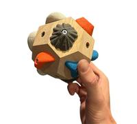 Handmade Boulder Block - 3D Climbing Training Ball, Build Strength and Precision, Solid Wood Boul, Mobile Climbing Exercise for Home/Outdoor (1 Piece)