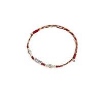 Handmade Braided Chinese koi Matching Couple Bracelets | His and Hers Red String of Fate Good Luck Protection Bracelets for Lover | Feng Shui Jewelry Gifts