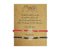 Handmade Braided Couples bracelet Matching bracelets for couples Love Knot Woven Bracelets Adjustable Rope Bracelets for Men and Women Red String Bracelet Protection Gift for Boyfriend Girlfriend, S