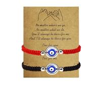 Handmade Braided Couples bracelet Matching bracelets for couples Love Knot Woven Bracelets Adjustable Rope Bracelets for Men and Women Red String Bracelet Protection Gift for Boyfriend Girlfriend, S