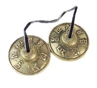 Handmade Brass Bells For Percussion, Yoga Meditation Bells, Resonance Tones, Touch Bells Meditation Bell