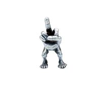 Handmade Brass Funny Hand Middle Finger Model Beads Pendant, Personalized Jewelry Making Supplies for DIY Enthusiasts, Ideal Paracord Beads Charm Accessories, M, Brass, No Gemstone