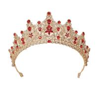 Handmade Bridal Crowns For Women Birthday Headdress Rhinestones Headwear Hair Accessories Jewelry TS-J3246GRED