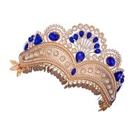 Handmade Bridal Crystal Tiaras Sparkling Crystals Headdress Shimmering Rhinestones Headwear Accessories for Women Special Occasion