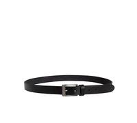 Handmade Buff Leather Belt for Women - Premium Reversible Belt with Shield Buckle | Berlin Black - Sizes 34-46