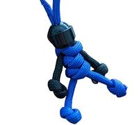 Handmade Building Block Keychain Biker Helmet Pendant Bag Rope Braided Keychain I8N5 Buddy Hanging Paracord Doll Pendan Backpack
