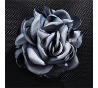 Handmade Burn Edge Flower Hair Claw Clip for Women - Trendy Floral Hair Accessories for Business and Casual Wear(8LightBlue)