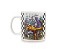 Handmade By Stukk Alice in Wonderland Mug | Ceramic Coffee Mug | Stylish Printed Design | Tea & Coffee Cup Gift for Men Women Friends and Family | 11oz