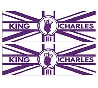 Handmade by Stukk King Charles III Coronation Banners British Royal Crown Union Jack Party Decor