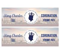 Handmade by Stukk King Charles III Coronation Celebration Banners Royal Crown Long Live Party