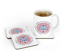 Handmade by Stukk King COASTER023 Coffe Cup, Tea, Mug Coaster, Ceramic