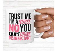 Handmade By Stukk Nursing Student Gift, Funny Nurse Mug, Nurse Coffee Mugs, Nursing, Ceramic Coffee Mug, 11 oz
