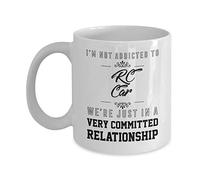 Handmade By Stukk RC Car Mug - We’re Just in A Very Committed Relationship - Funny Coffee & Cool Gifts for Men Or Women with Gift Box, Ceramic Coffee Mug, 11 oz
