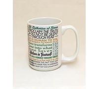 Handmade By Stukk Saint Catherine of Siena Quote Mug | Ceramic Coffee Mug | Stylish Printed Design | Tea & Coffee Cup Gift for Men Women Friends and Family | 11oz