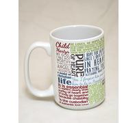 Handmade By Stukk Saint Maria Goretti Quote Mug | Ceramic Coffee Mug | Stylish Printed Design | Tea & Coffee Cup Gift for Men Women Friends and Family | 11oz