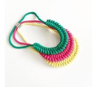 Handmade by Tinni Maya Necklace - Soft Knot Statement Jewellery - Emerald Green