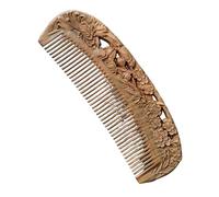 Handmade Carving Wooden Comb Head Massage Hair Styling Care Tool Comb(03)
