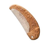 Handmade Carving Wooden Comb Head Massage Hair Styling Care Tool Comb(K)