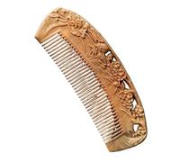 Handmade Carving Wooden Comb Head Massage Hair Styling Care Tool Comb(M)