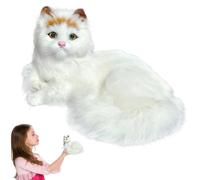 Handmade Cat Plush Toy - Soft Simulation Pet Toy for Kids, Creative Interactive Game Concept, Cosy Role Play Design with Realistic Functions | Perfect