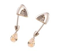 Handmade Cats Ear Piercing Studs With Cubic Zirconia Trendy Bone Nails Women Accessories Elegant Body Jewelry Stainless Steel Cats Bone Nail Earrings