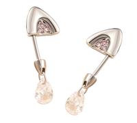 Handmade Cats Ear Piercing Studs With Cubic Zirconia Trendy Bone Nails Women Accessories Elegant Body Jewelry Comfortable Lightweight Bone Nail Jewelry