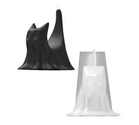 Handmade Cats Sculpture Silicones Molds Reusable Epoxy Resins Casting Molds for Home Decoration Multipurpose Resins Silicones