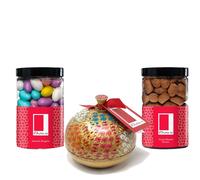 Handmade Celebration Collection - Bonbonnière, Gianduja Pecans & Pastel Sugared Almonds, 880g