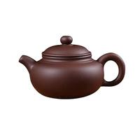 Handmade Ceramic Kungfu Teapot, (3oz) Chinese Zisha Classic Teapot, Yixing Purple Clay Teaware Decoration Accessories (S)