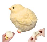 Handmade Chick Taba Squishy Toys, Fluffy Chick Fufu Squishy Animals Soft Squishy Fidget Toys Cute Stress Relief Toys, Easter Chicks Toys for Boys Girls Gift