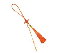 Handmade Chinese Knot Keychain Pendant Traditional Tassel Key Rope Polyester Cord Phone Accessories Braided Tassel Accessories, フリーサイズ