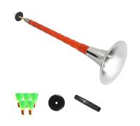Handmade Chinese Suona - Ebony Mahogany Size | Powerful Folk Wind Instrument Single Timbre High Frequency | Traditional Trumpet For Adults Beginners Student Music