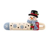 Handmade Christmas Door Handle Covers, 6 Festive Designs, Knob Protector | 6 Piece Set, Holiday Look, Easy Setup, Perfect for Present Mum Her New Home Secret Santa, Great for Christmas Use