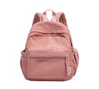 Handmade Chunky Knit Corduroy Backpack With Customizable Letters For Everyday Use Large Capacity Cute Style School Travel Companion (Pk1 One Size)