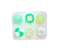 Handmade Clover Holiday Decoration Silicone Pendant Hanging Ornament Keychain Jewelry Making Gift Packaging Ideas