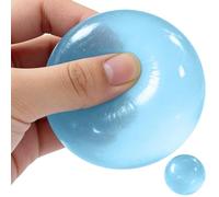 Handmade Co-conut Oil Squishy Ball | Reusable Slow Rising Fidget Stressball | Ultra-Soft & Non-Sticky Moldable Stress Ball | For Home Classroom Office School Party Commuting Travel Adults Kids Teens