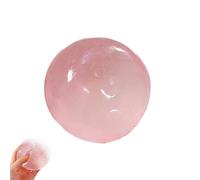 Handmade Coconut Oil Squishy Ball,Squishy Coconut Oil Stress Ball Clear,Handcrafted Crystal Mochi Ball Squishy Toy,Ultra-Soft Non-Sticky Slow-Rising Stress Ball,During Study,Work (Pink,2.3'')