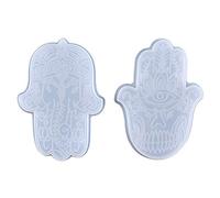 Handmade Cool Hand Made of Fatima Ornaments Mould Plaster Silicone Mould Craft Soaps Candle Resin Casting Baking Set