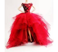 Handmade Cora Gu Classic The Holiday Dress Off Shoulder Wedding Gowns Fit for 12" Fashion Doll and Doll's not Included