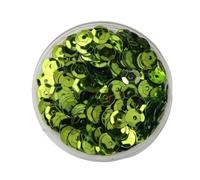 Handmade Craft Sequins Round Loose Cup Sequins Weight 20g, Diameter 4/5/6mm DIY Clothes Jewelry for Sewing(Light Green,5mm)