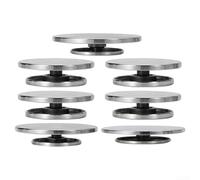Handmade Craft Turntable For Pottery And for SCULPTURE, Aluminum Alloy Rotating Platform With Double-Sided Rotation, 360-Degree Swivel Base For Ceramics, Bonsai,(20cm（under 12cm）)