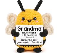 Handmade Crochet Bee Gift for Grandma - “How Sweet It Is to Bee-Loved by You” - Heartfelt Keepsake, Birthday, Mother’s Day, Christmas, Grandma Appreciation Gift