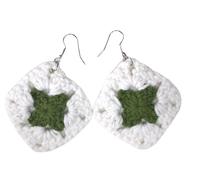 Handmade Crochet Earrings - Lightweight Earrings, Vintage Crochet Lace Earrings for Women, Handmade Statement Jewelry, Eco-Friendly Gifts, Modern Dangle Drop Earrings, Hypoallergenic Hooks