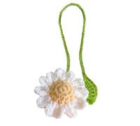 Handmade crochet flower books. Practical knitted bookmarks, a unique gift for book lovers
