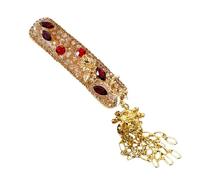 Handmade Crystal Bells Hair Clip With Sparkling Rhinestones Hair Ornament Suitable For Women Who Love Ethnic Styles Alloy Hair Clip