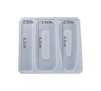 Handmade Crystal Epoxy Resin Mold Hair Pin Casting Resin Mold Art Hair Clips Barrettes Casting Silicone