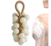 Handmade Crystal Grape Soap, Grape Soap On A Rope, Decorative & Functional Body Wash, for Washing Hands and Fresh Air Women and Men (Milk)