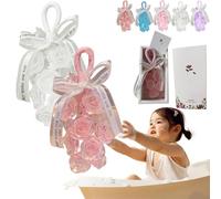 Handmade Crystal Rose Scented Soap Bouquet, Crystal Rose Soap On A Rope, Scented Soaps Flower Bouquet, Decorative Roses-Shaped Fragrance Soaps for Washing Hands and Fresh Air and Gift (2 Mix-B)