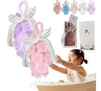 Handmade Crystal Rose Scented Soap Bouquet, Crystal Rose Soap On A Rope, Scented Soaps Flower Bouquet, Decorative Roses-Shaped Fragrance Soaps for Washing Hands and Fresh Air and Gift (2 Mix-I)